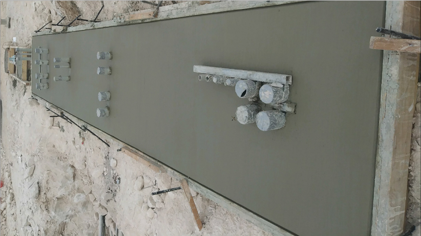 Concrete pad poured with piers by W5 Construction in their diverse portfolio of work