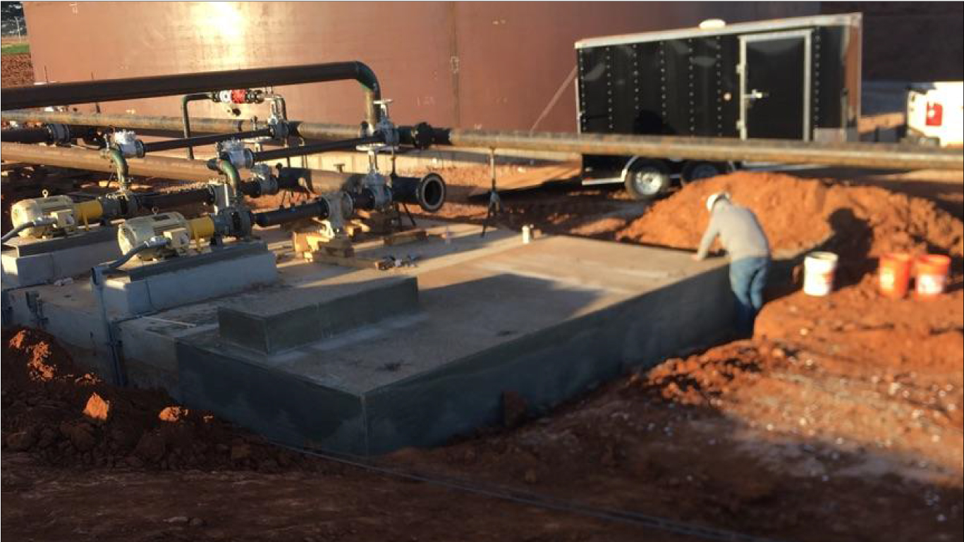 Concrete Work for Velocity Enterprises by W5 Construction based in Grandview TX